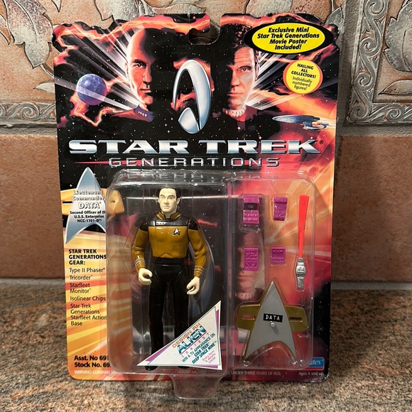 Star Trek Generations LT Commander Data Figurine - Picture 1 of 8